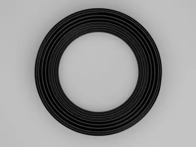 Cable Coil  Free low-poly 3D model