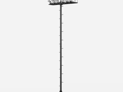 Stadium Lights 4 3D model