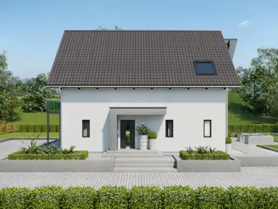 Private house 3D model get