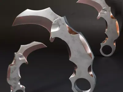 Mk Basemesh Dagger 025 Free 3D model