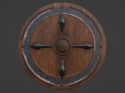 Medieval sheild Free 3D model