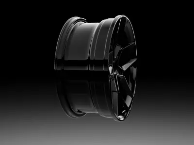 Vossen Wheels - Evo 4 Low-poly 3D model