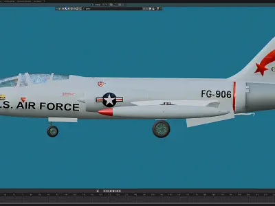 F-104 Starfighter Free 3D model