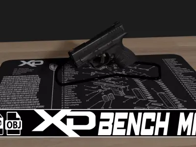 XD Bench Mat Free 3D model