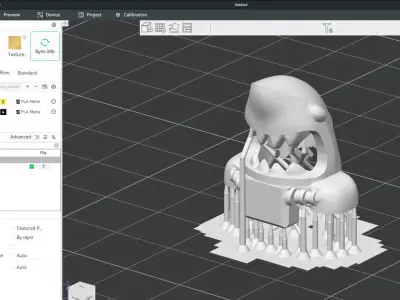Custom3Dprint Minifigure Accessory - Ninjago Fish Helmets - 002 3D print model