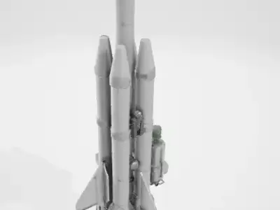 Military Rocket Launcher 3D model