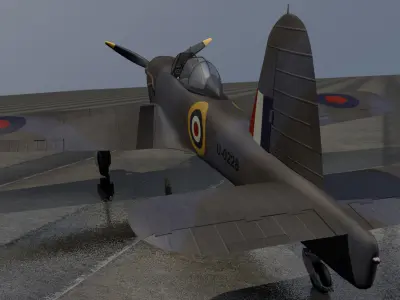 Miles M-20 3D model