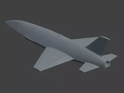 Anduril YFQ-44 3D print model