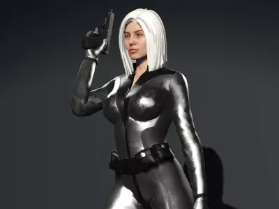 Silver Sable 3D model
