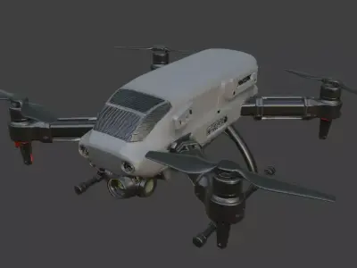 Hexacopter Drone 3D model purchase