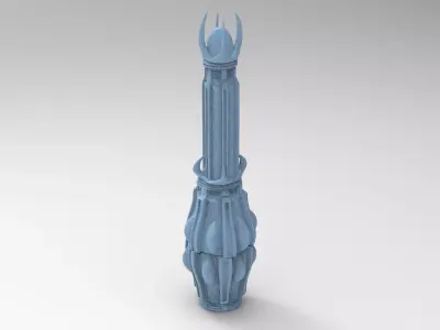 Castle bright moon tower 3 3D model purchase