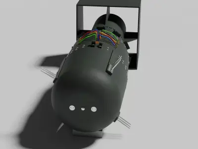 Nuclear Bomb 3D model purchase