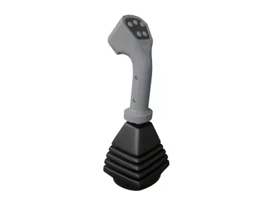 Heavy Equipment Joystick 3d model Low-poly 3D model