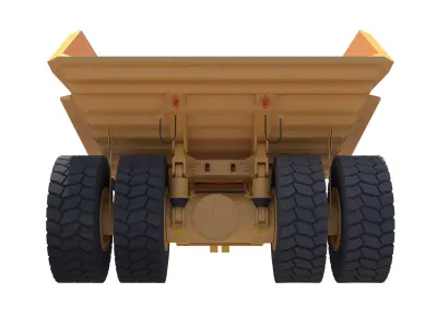 Dump Truck 3D model by mine3dsmax