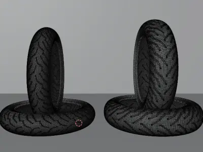 tire MOTO DV2 3D model