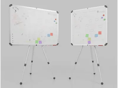  Modern Office Whiteboard Duo - Customizable Writing Boards 