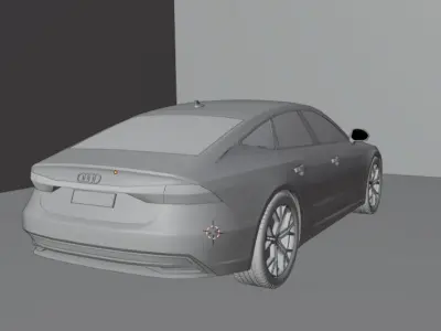 Audi A7 Free 3D model buy