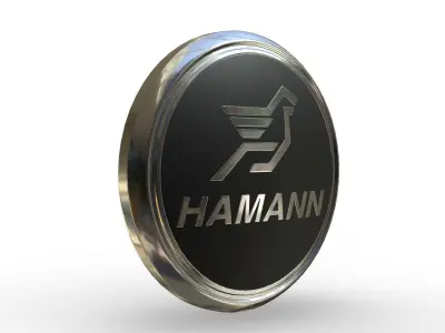 hamann logo 3D model by 3dlogoman