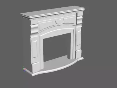  fireplace portal 3d model 3D model