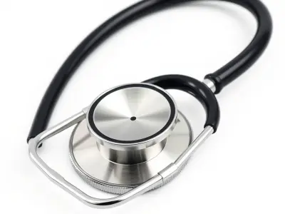 Stethoscope Model Pack for Medical and Educational Visuals Low-poly 3D model