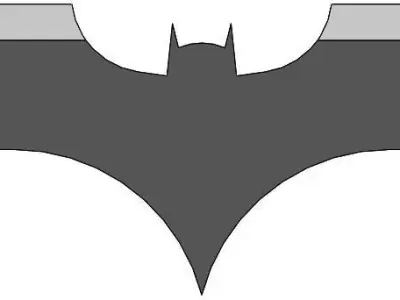 Batman blade 3D model