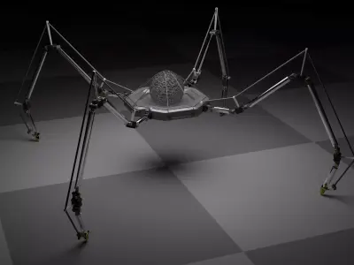 Mechanical Spider 3D model
