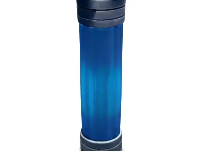 SciFi Energy Cell Canister Low-poly 3D model