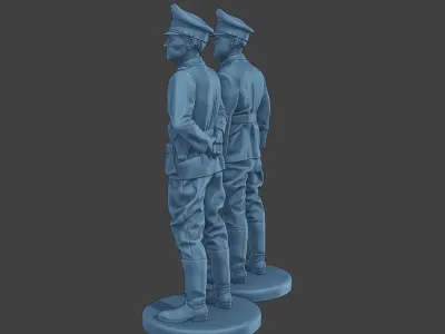 German Officers Stand ww2 G5 3D print model