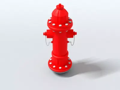 laos Fire Hydrant 02 3D model