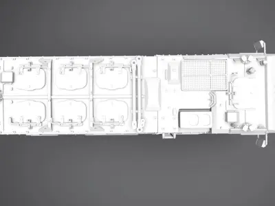 Kamaz Typhoon Scale model 3D print model