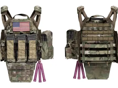 CRYE JPC 2 PLATE CARRIER V4 Low-poly 3D model