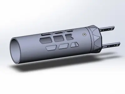 Suppressor Shield 3D model