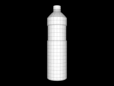 Water Bottle M3 Low-poly 3D model