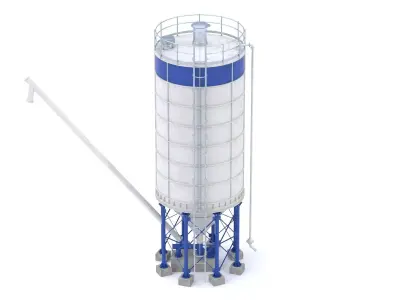 Cement Silo 3D model