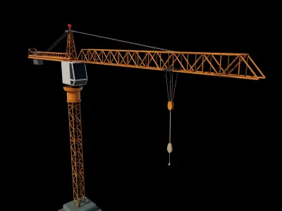 Tower Crane 3D model purchase