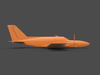 Cessna 402 3D print model