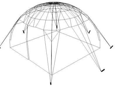 Tent - Dome 3D model