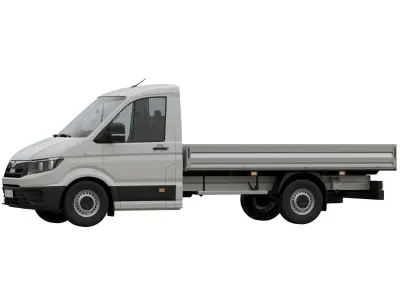 MAN TGE Flatbed Truck 3D model