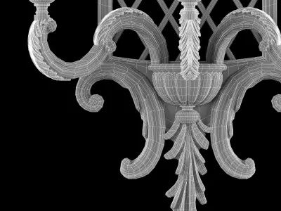 roberto giovannini wall light art 1042 3D model