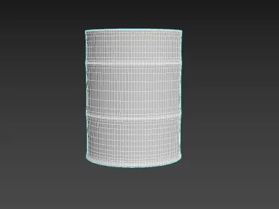 Arabic Old Oil Barrel  Free low-poly 3D model