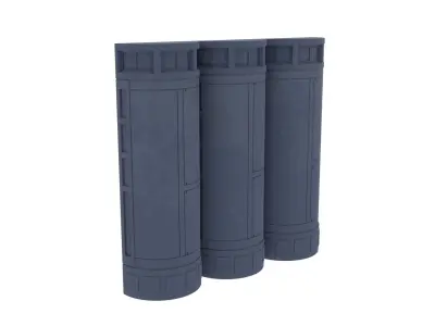 Death Star Small Pillar - 1-6 scale Hottoys 3D print model