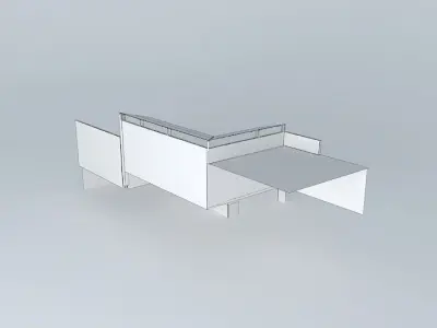 Aquaponics system Aquapônico 15- Beira Mar-2 tanks 1000L IBC ... 3D model