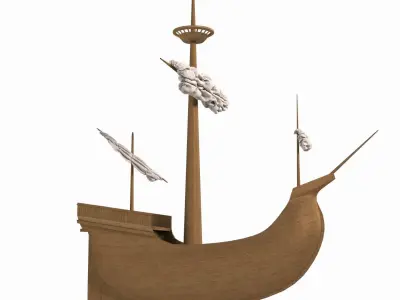 Ship toy Free 3D model