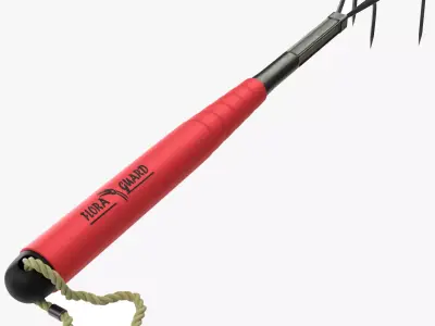 Garden Tool Hand Prong 3D model