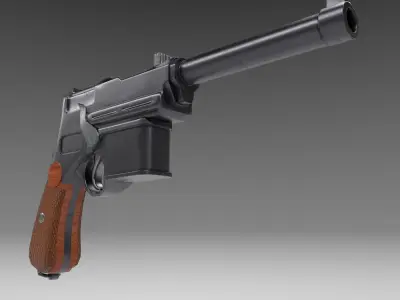 Mannlicher M1903 Low-poly 3D model