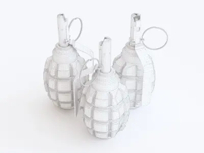 Grenade F1 3D model