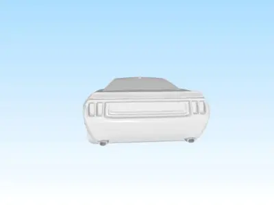 Dodge Challenger 3D print model shop