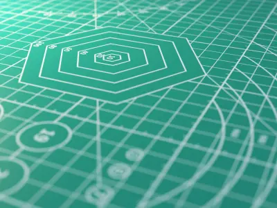 Cutter Mat Low-poly 3D model