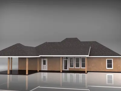 Private House  3D model buy