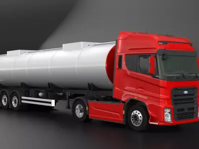 F-Max Tank Trailer 3D model
